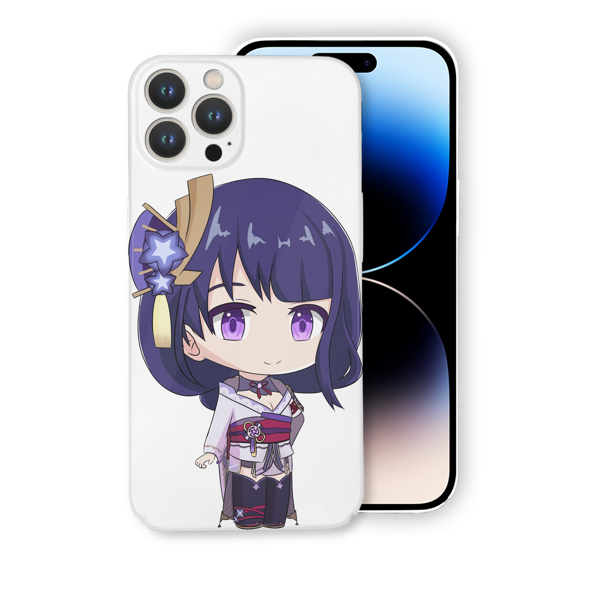 げんし神 雷電将軍 らいでんしょうぐん genshin Raiden Shogun 【iPhone 14シリーズ対応】ハードケース
